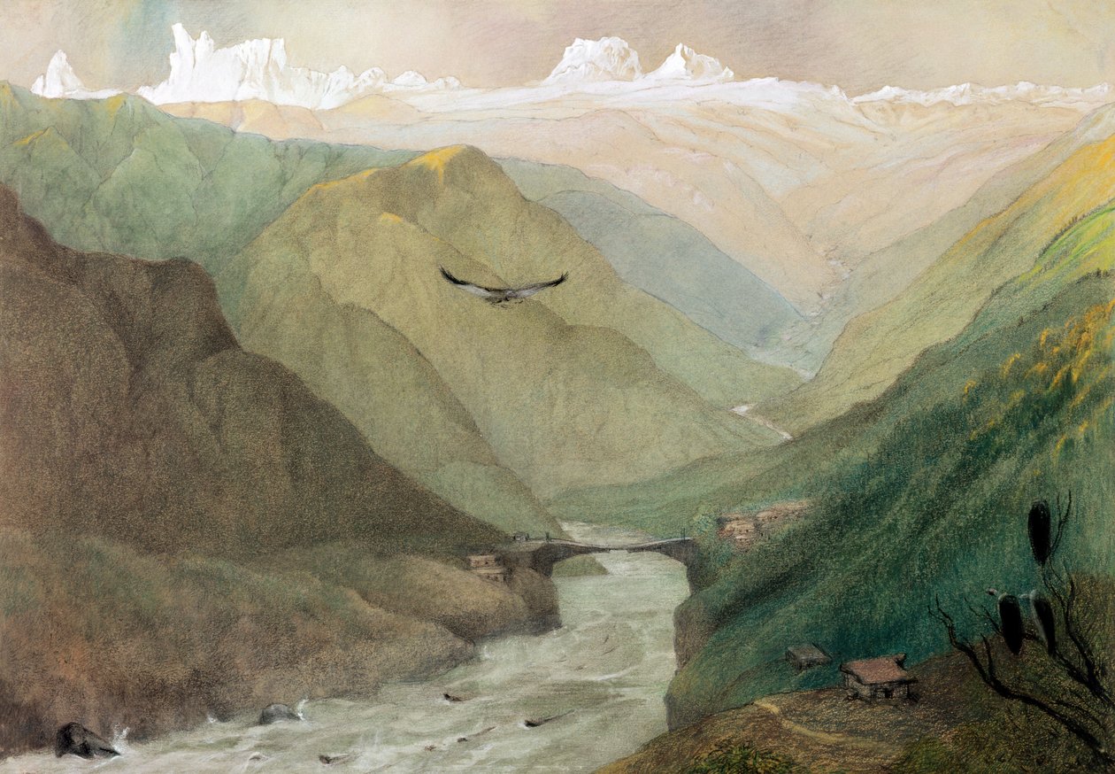 Kašmír, kolem roku 1860 od George Landseer
