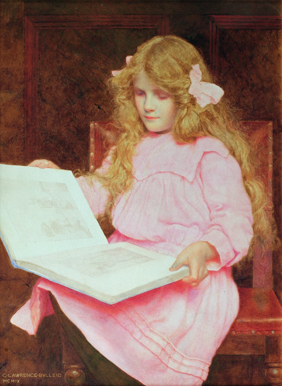 Obrázková kniha, 1909 (wc a tužka na papíře) od George Lawrence Bulleid
