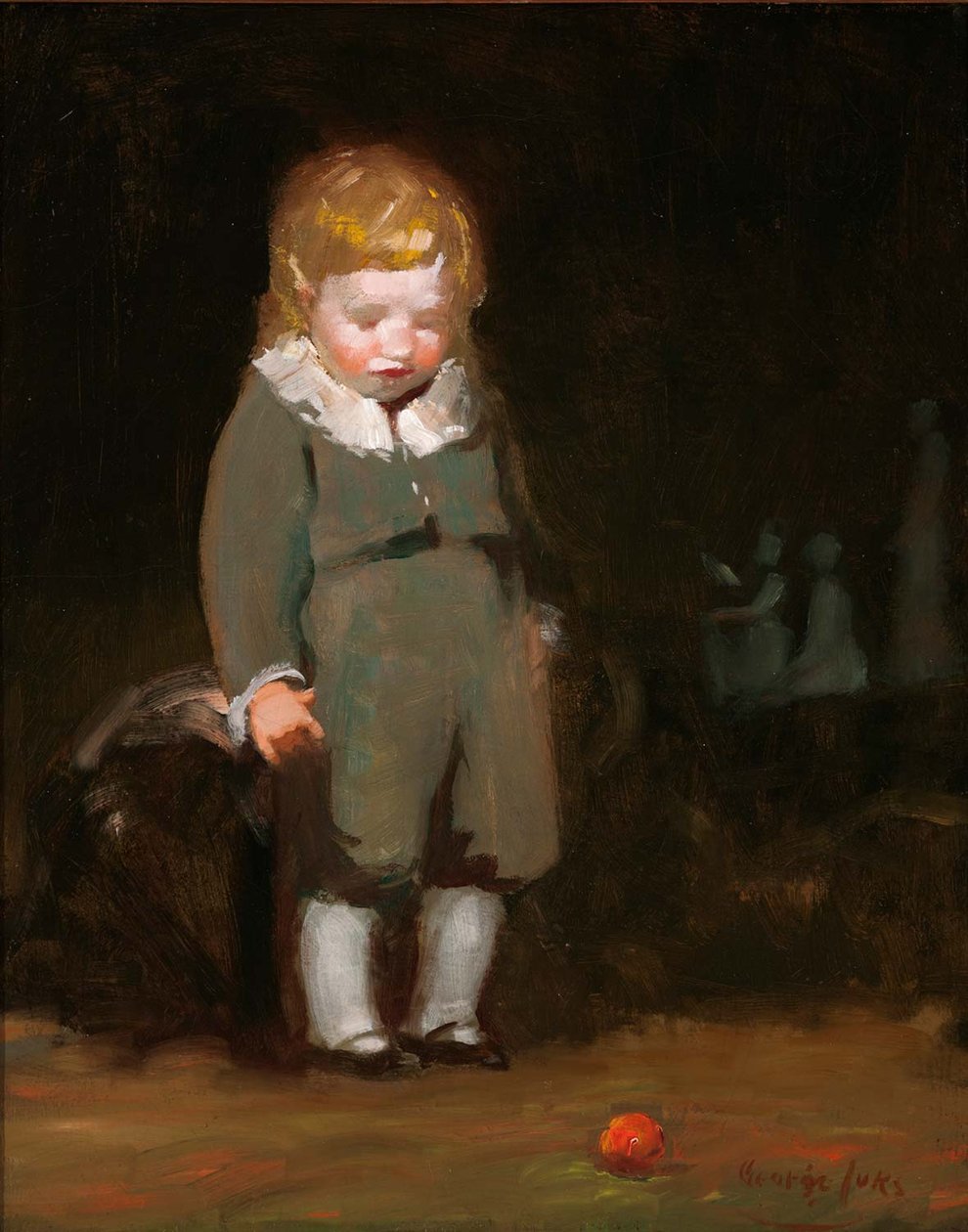 Dítě v šedé od George Luks