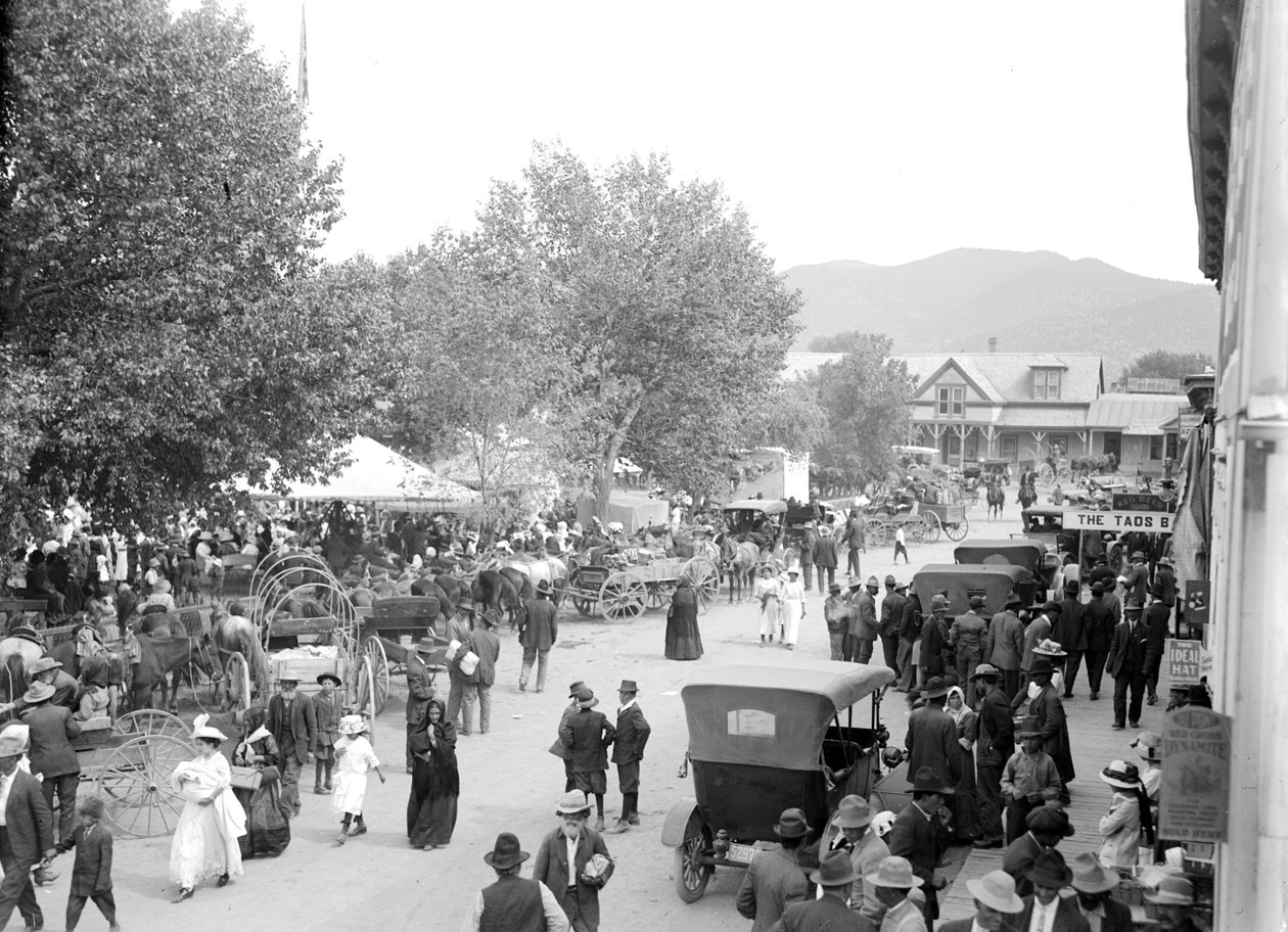 Taos, kolem 1900-10 od George Lytle Beam