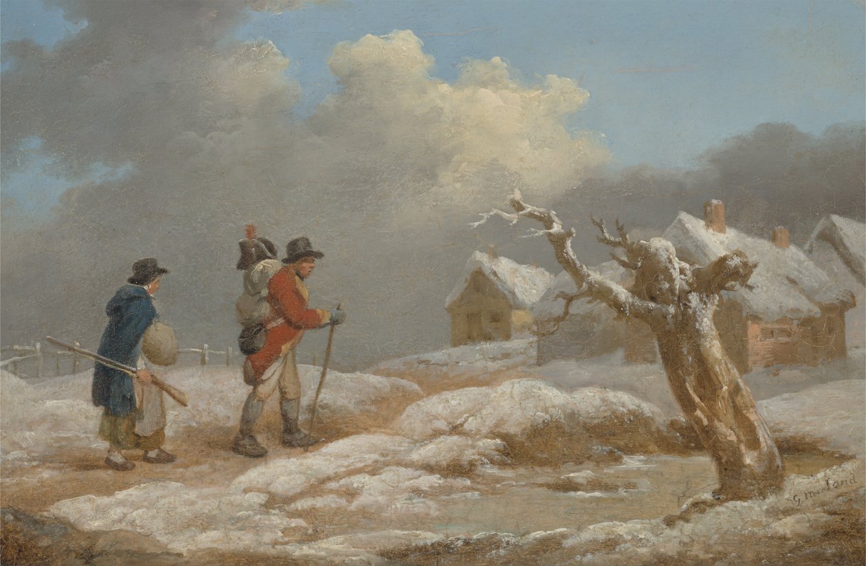 Návrat vojáků od George Morland