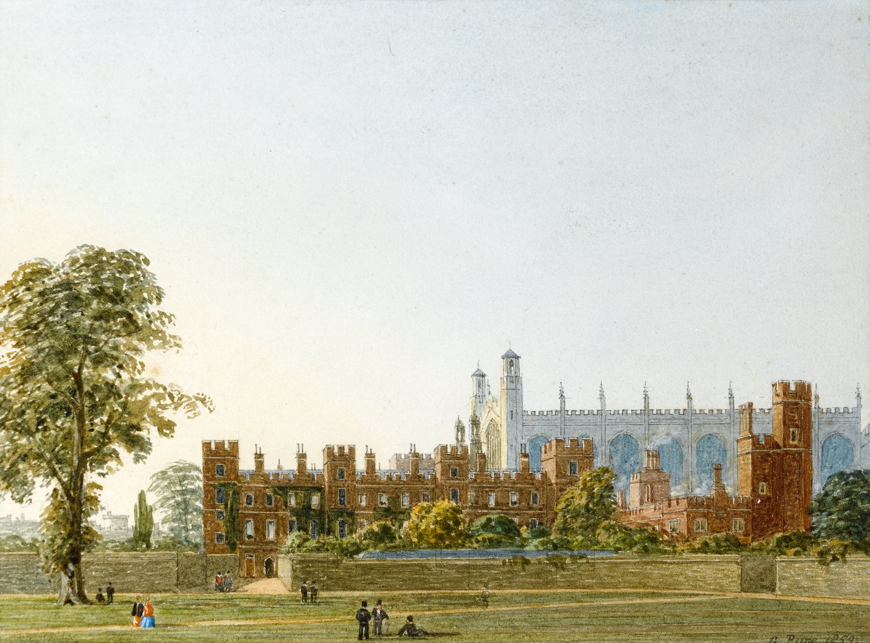 Eton College, 1859 (wc na papíře) od George Pyne