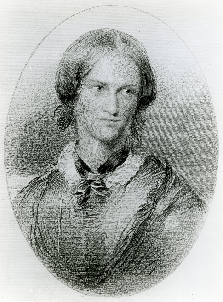 Charlotte Bronte, vyryto Jamesem Charlesem Armytage, kolem roku 1850 od George Richmond