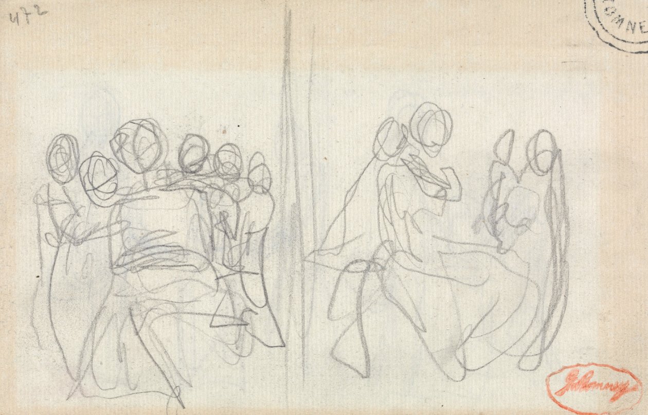 Matka a děti- dvě studie od George Romney