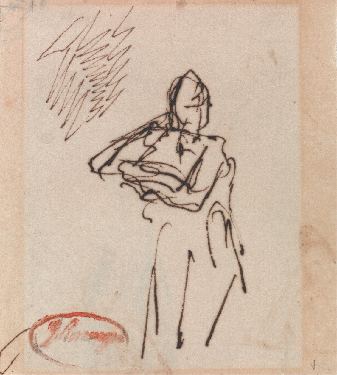 Ženská postava od George Romney