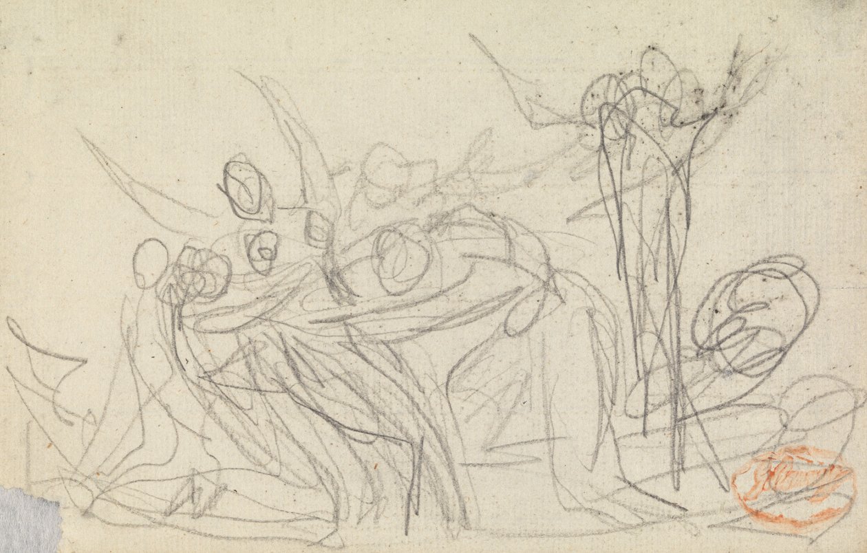 Studie složení obrázku 36 od George Romney