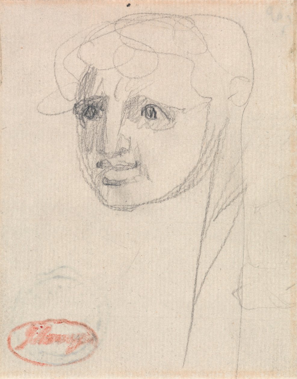 Hlava dívky od George Romney
