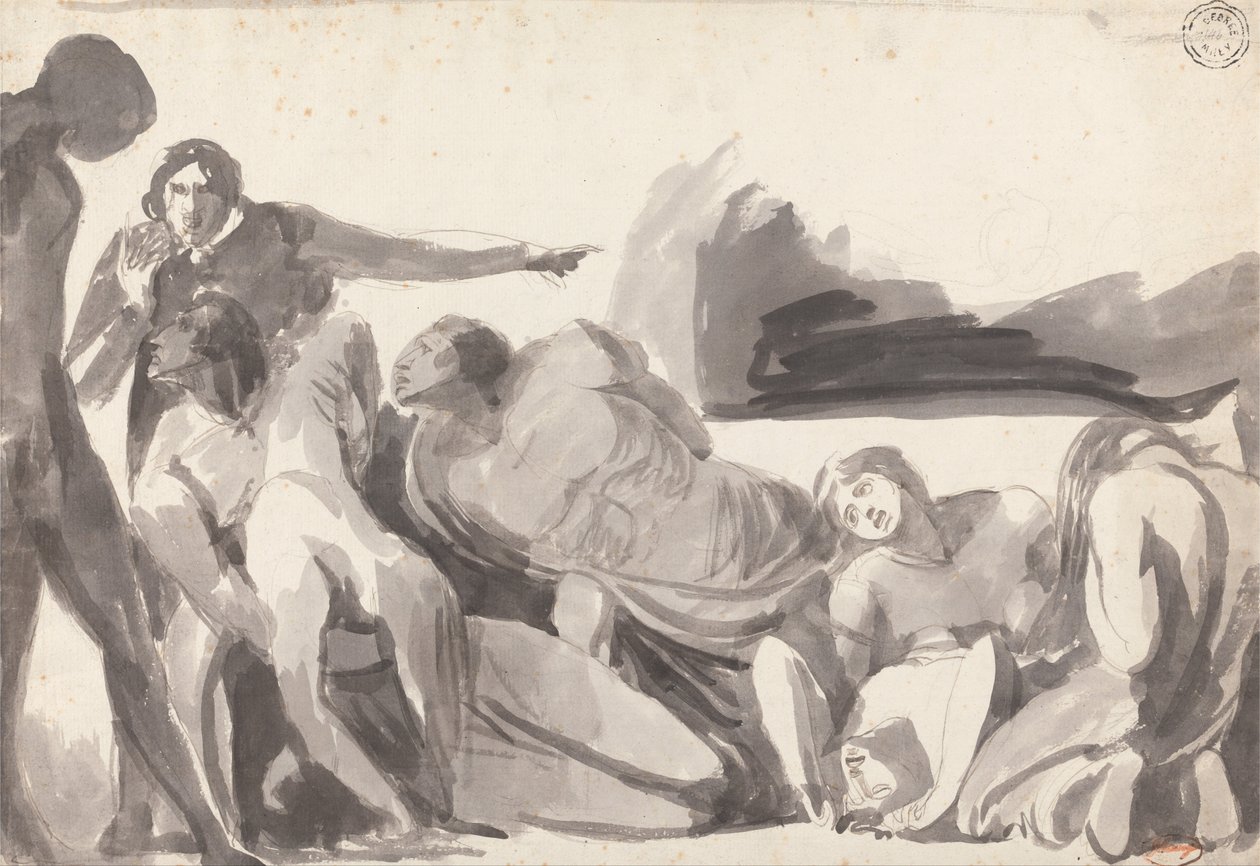 Howard na návštěvě ve vězení od George Romney