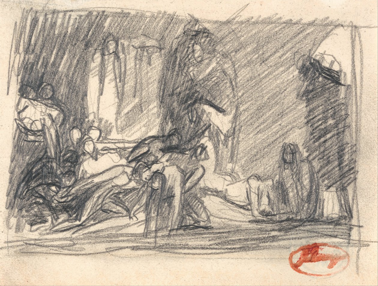 Howard na návštěvě ve vězení od George Romney