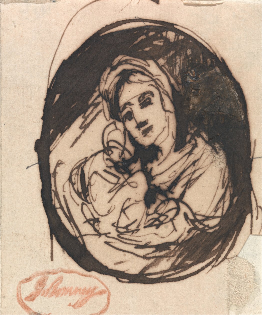 Matka a dítě od George Romney