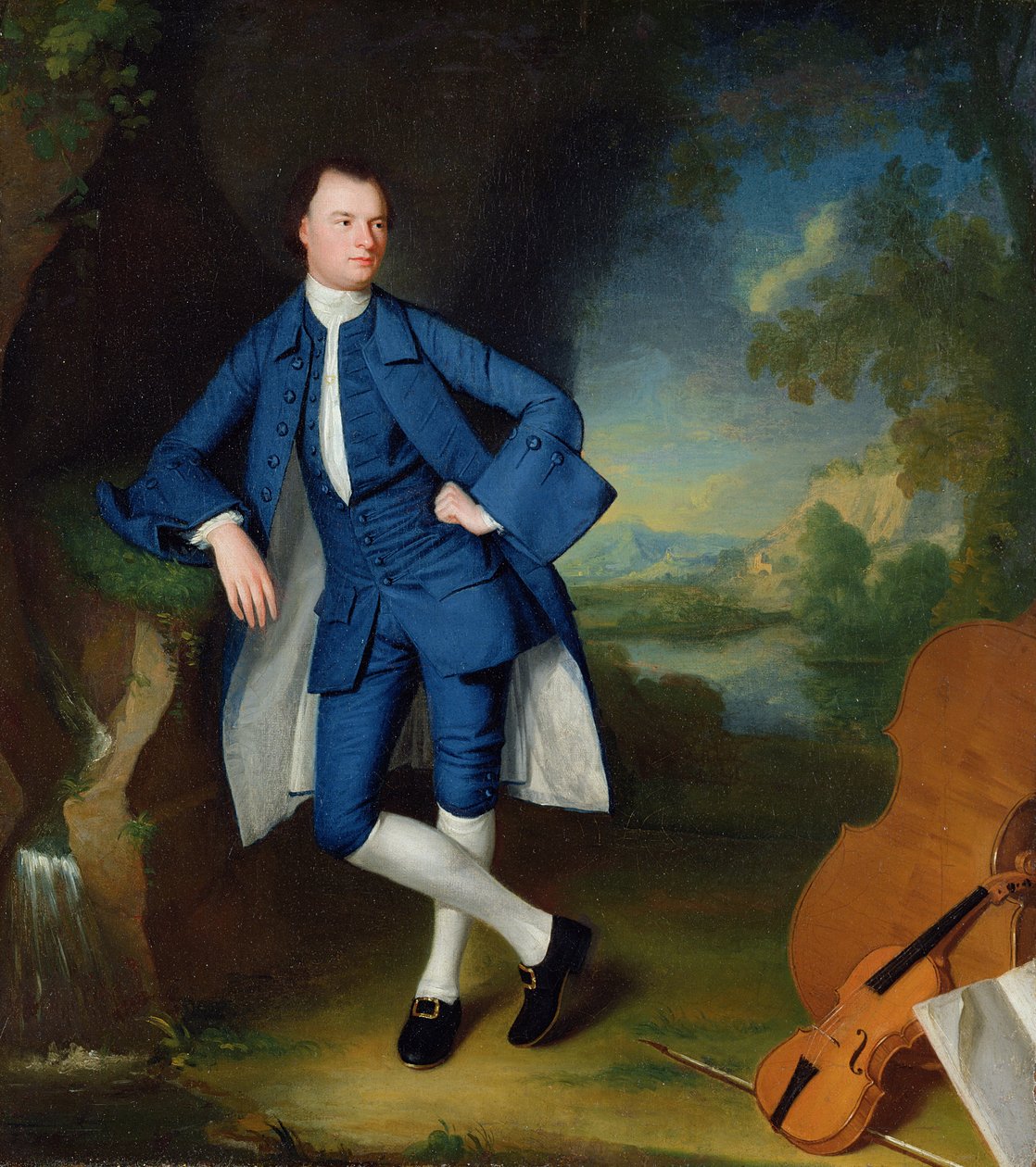 Portrét člověka, cca 1758-60 od George Romney