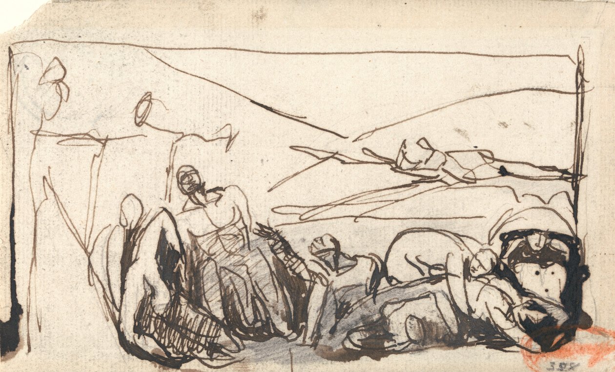 Vězeňská scéna od George Romney