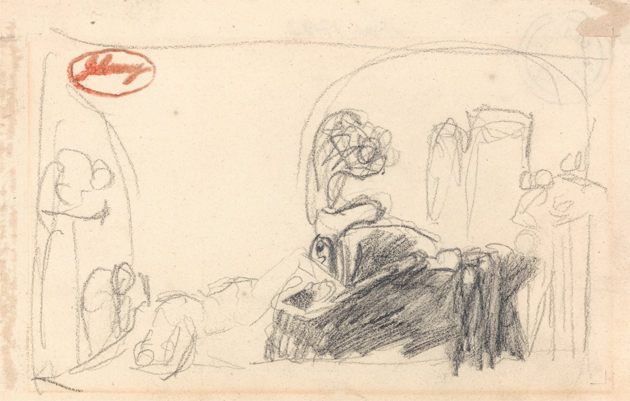 Vězeňská scéna od George Romney