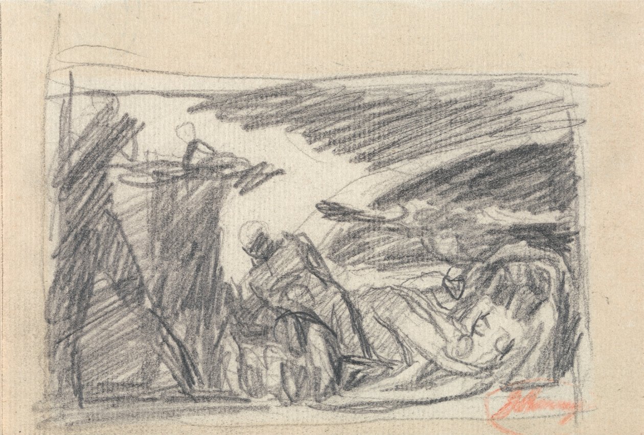 Vězeňská scéna od George Romney
