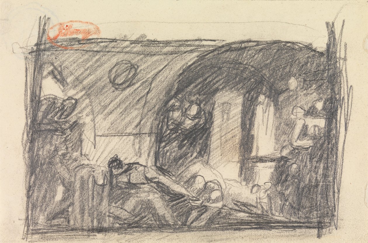 Vězeňská scéna od George Romney