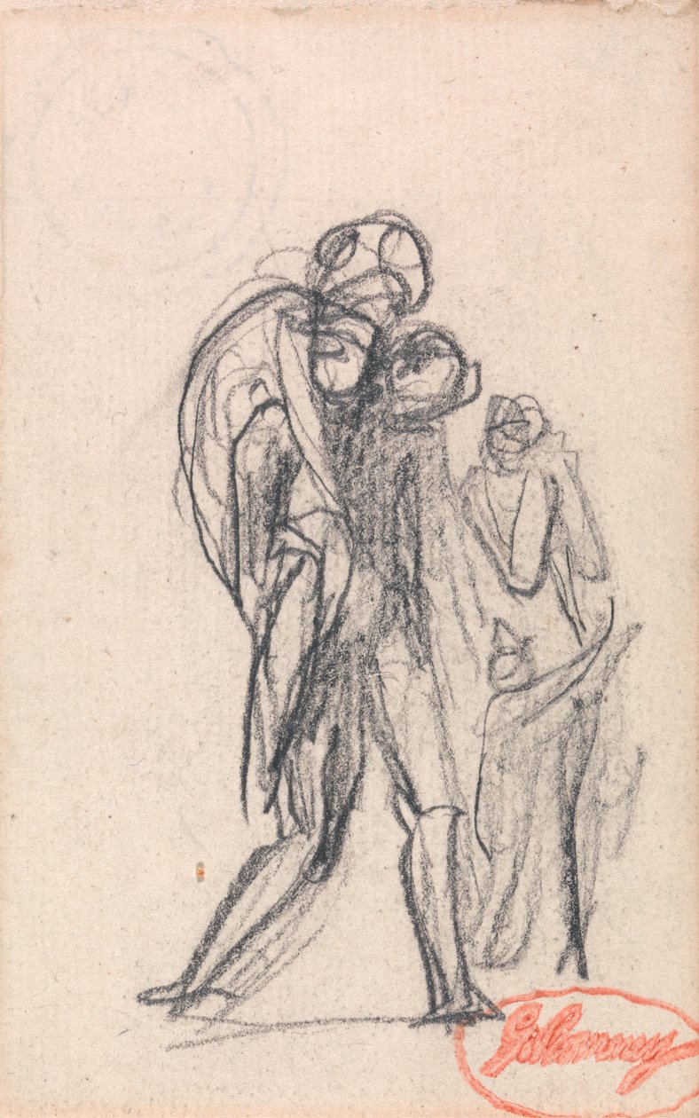 Skupina uprchlíků od George Romney