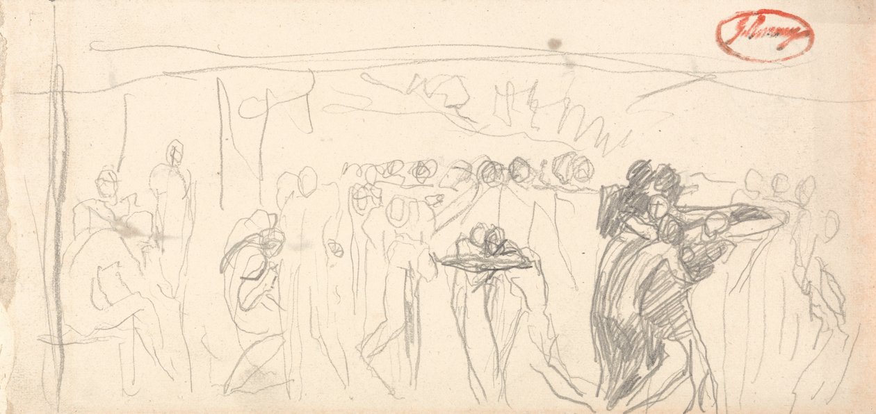 Satan předsedající peklu od George Romney