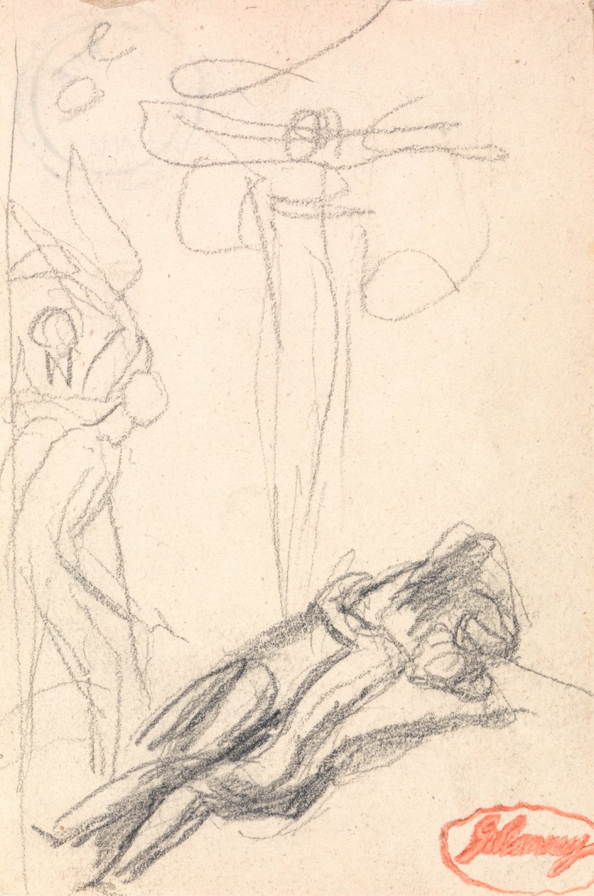 Satan překvapen u ucha Evy od George Romney
