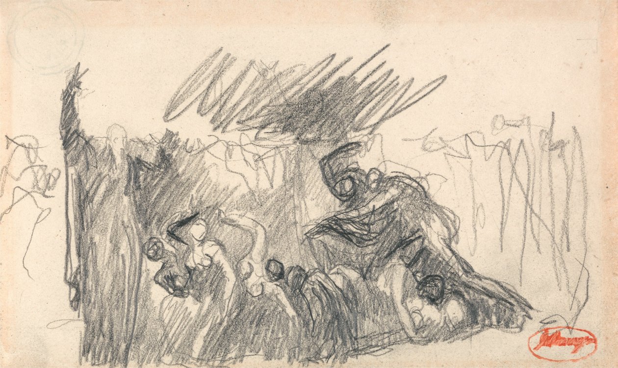 Scéna předpotopního hříchu od George Romney