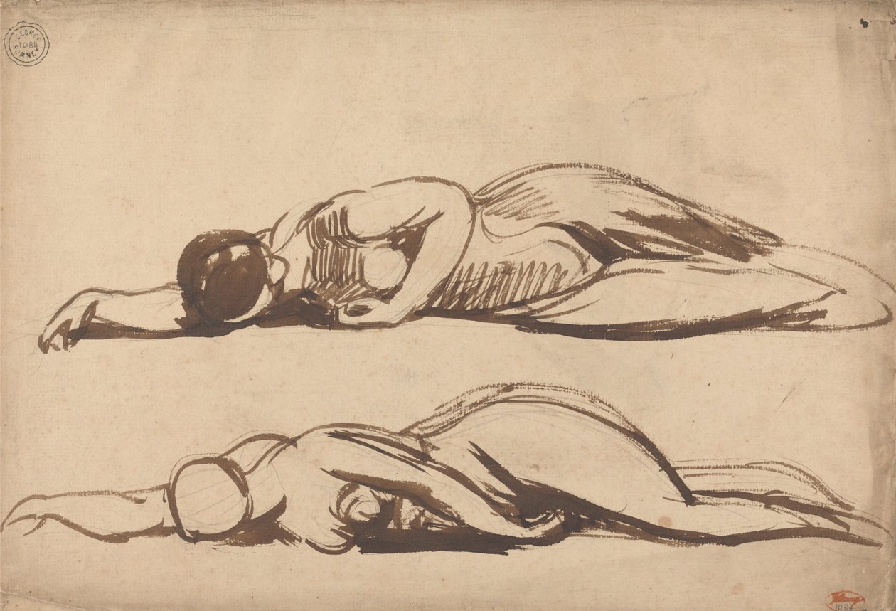 Skici ženy prostaty od George Romney