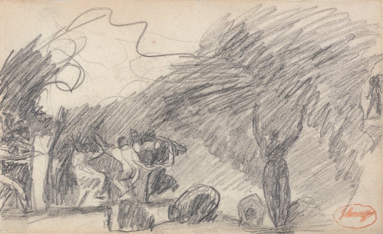 The Witches Cavern (MacBeth) od George Romney