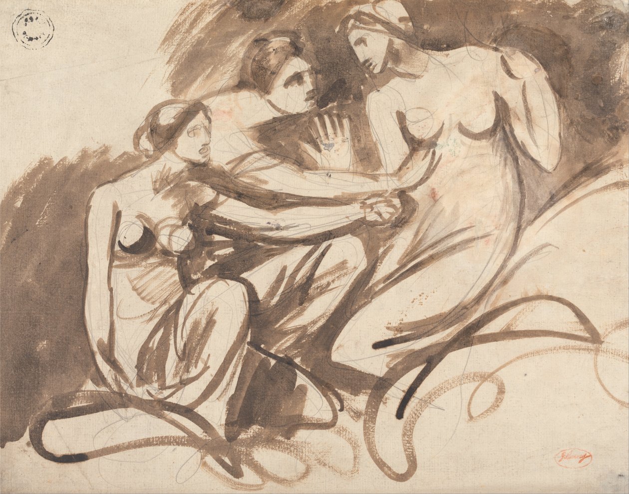 Tři mladé čarodějnice od George Romney