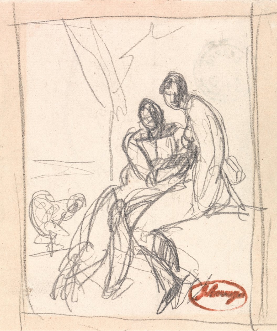 Dva milenci od George Romney