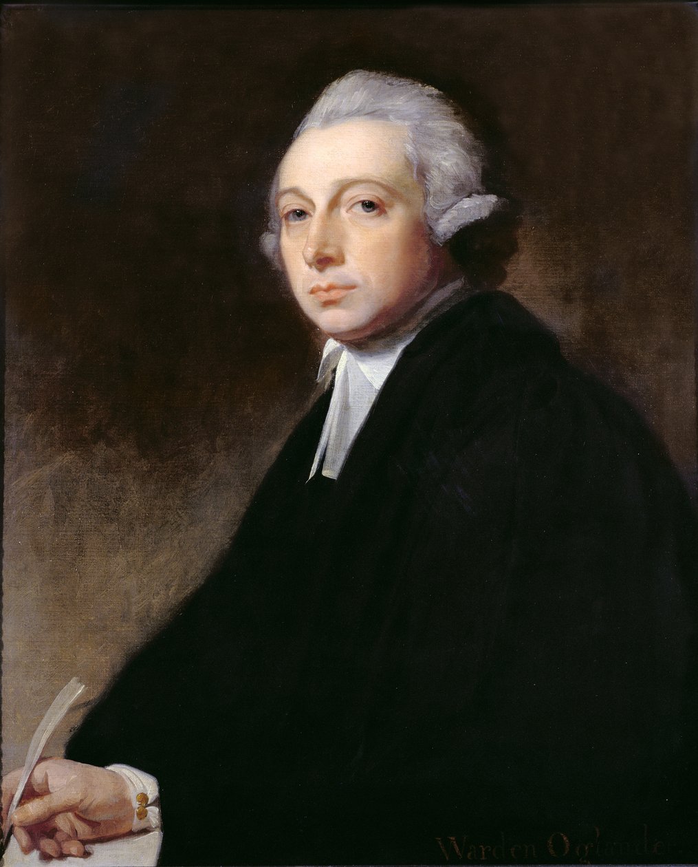 Warden John W. Oglander od George Romney