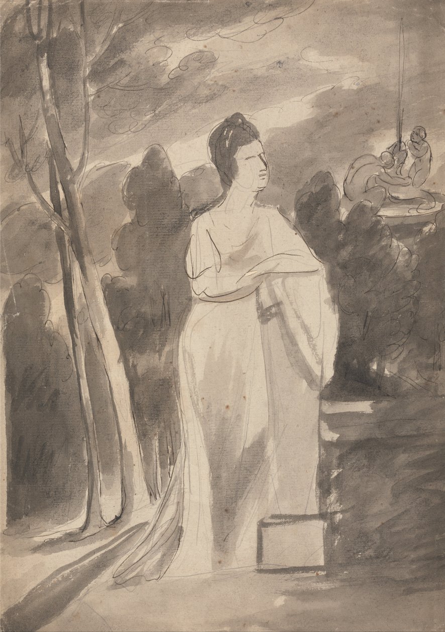 Žena ve sloupci od George Romney