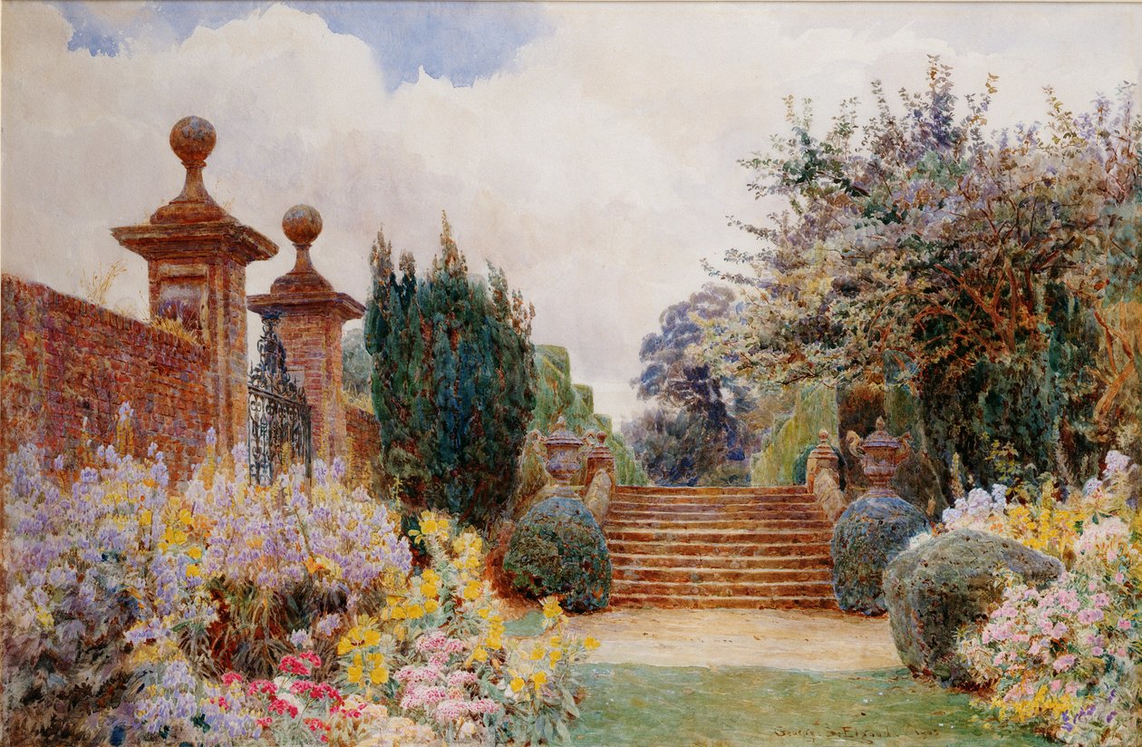 The Terrace Steps, Penshurst, 1903 od George Samuel Elgood