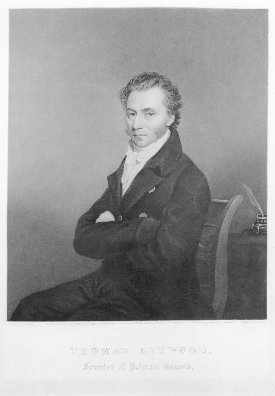 Thomas Attwood, 1832 od George Sharples