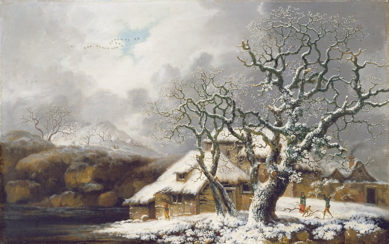 Zimní krajina, 1752 od George Smith
