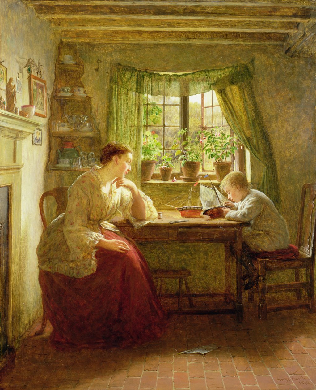Přemítání o budoucnosti, 1874 od George Smith