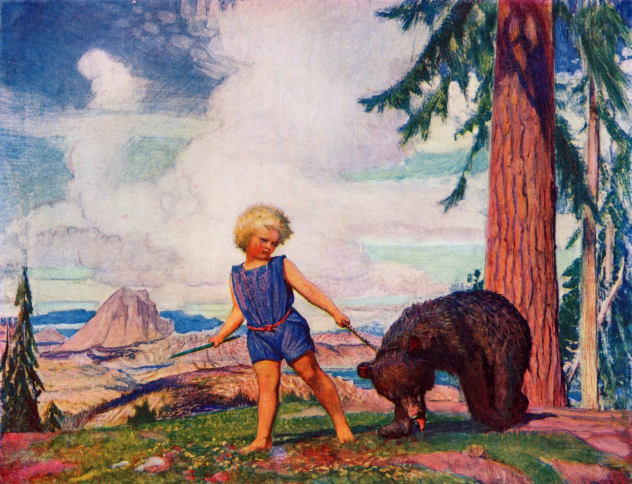 Peter Scott, z knihy Princess Marie-Josés Childrens Book, vydané v roce 1916 od George Spencer Watson