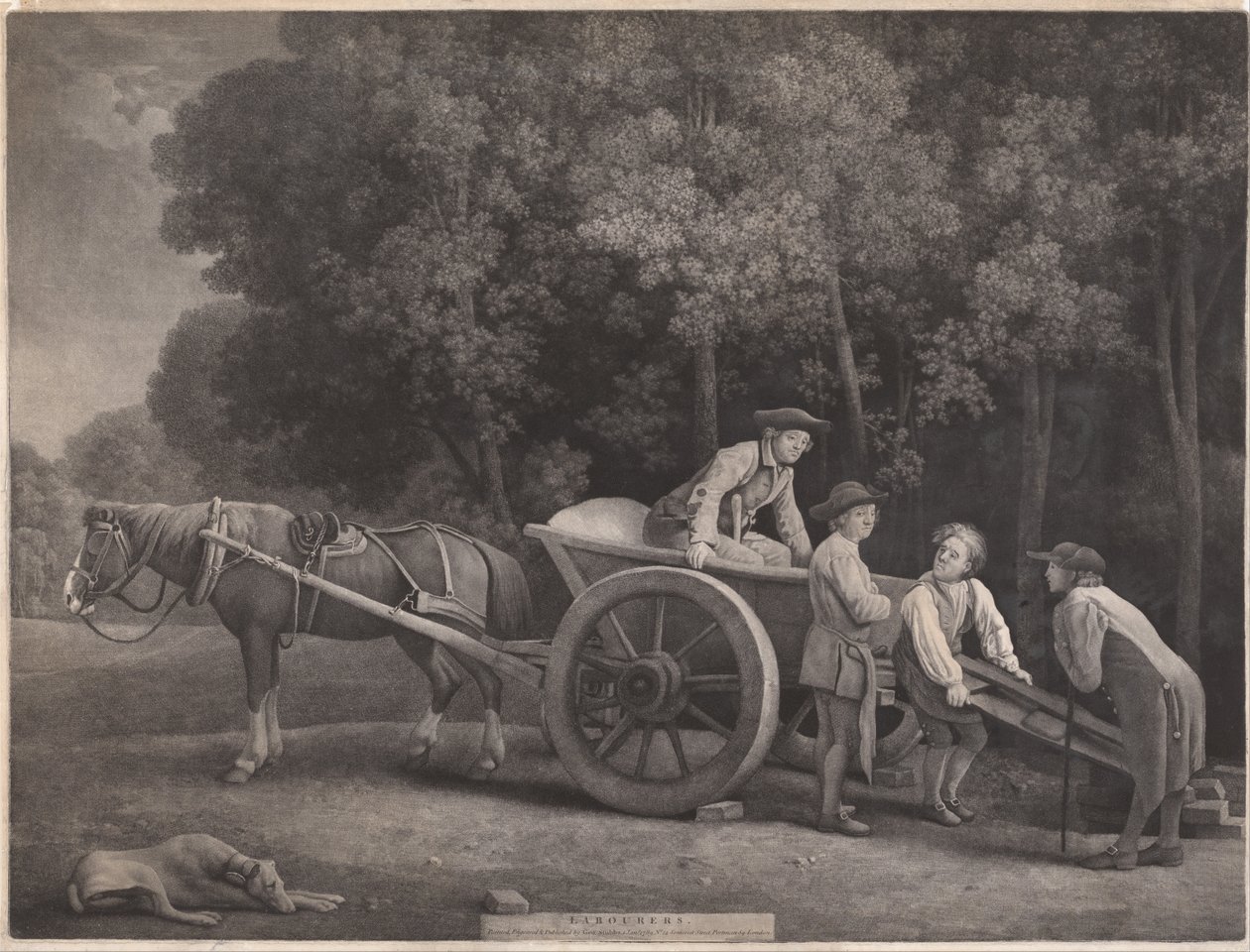 Dělníci od George Stubbs