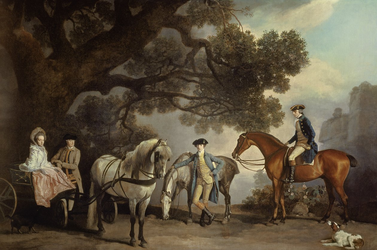 rodiny Melbourne a Milbanke, od George Stubbs