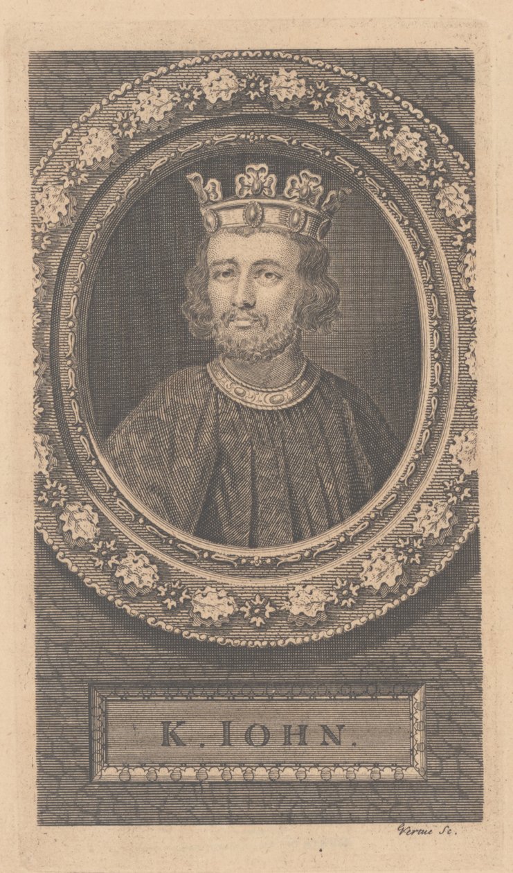 John, král Anglie od George Vertue