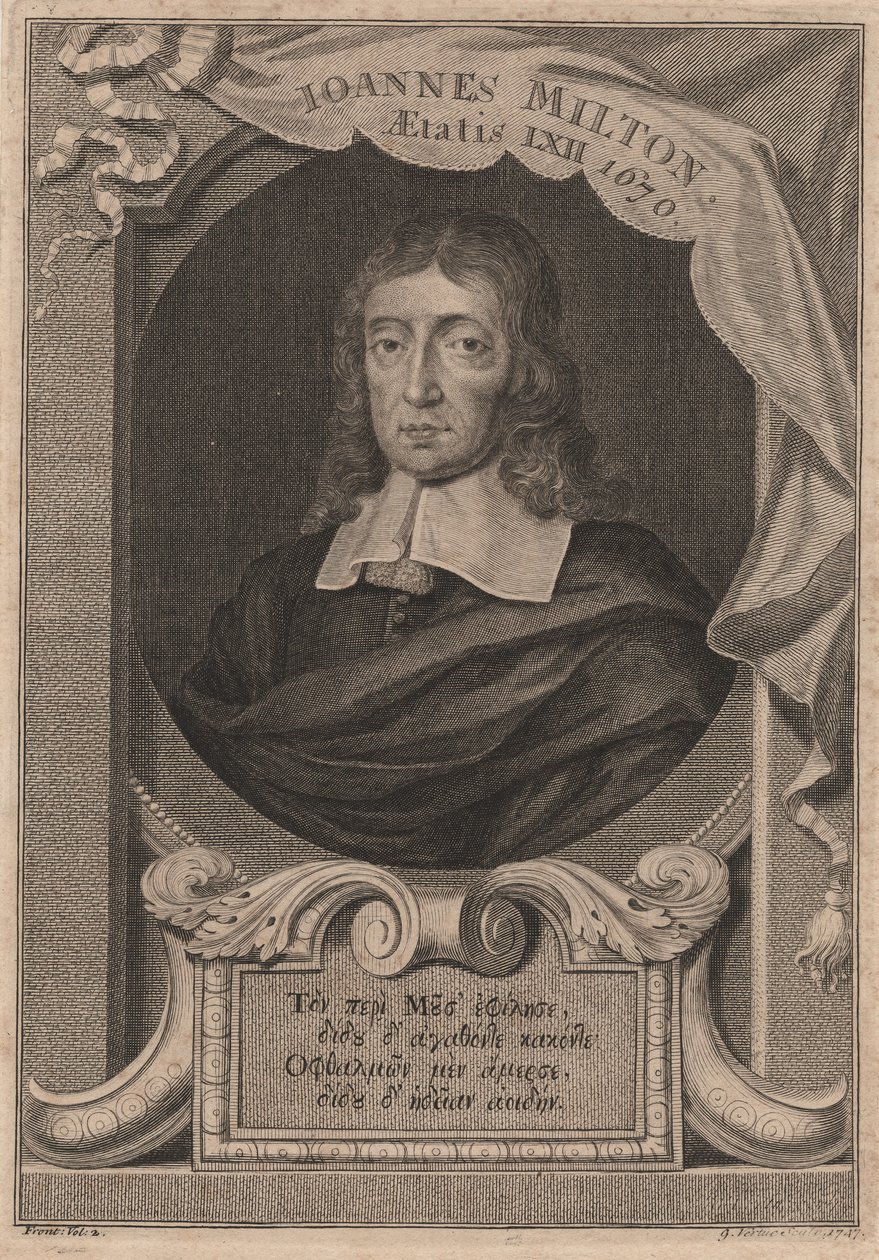John Milton, 1747 od George Vertue