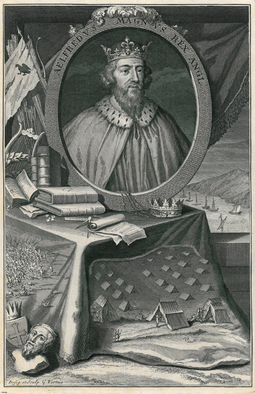 král Alfred od George Vertue