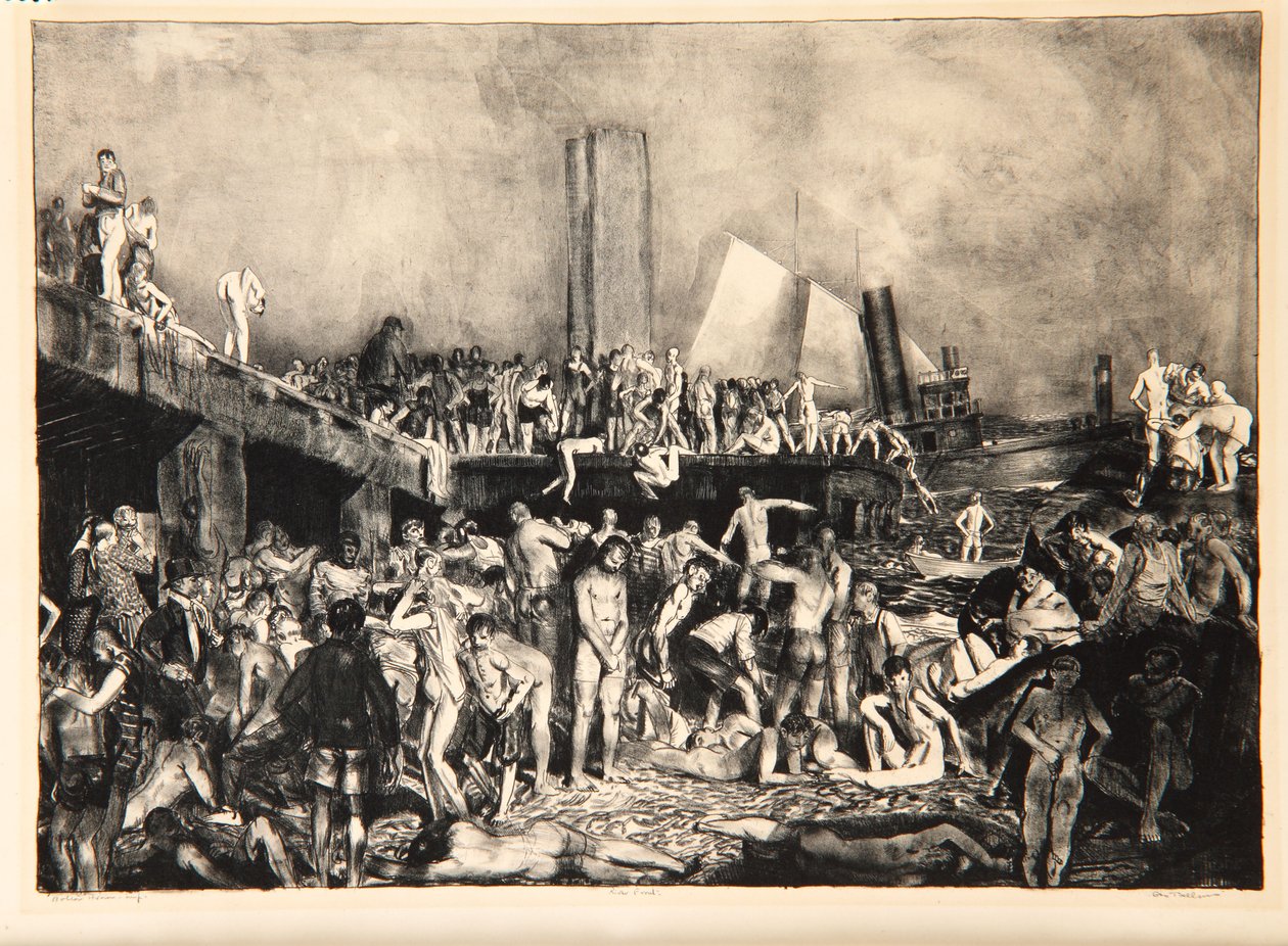 River-Front, 1923-24 od George Wesley Bellows