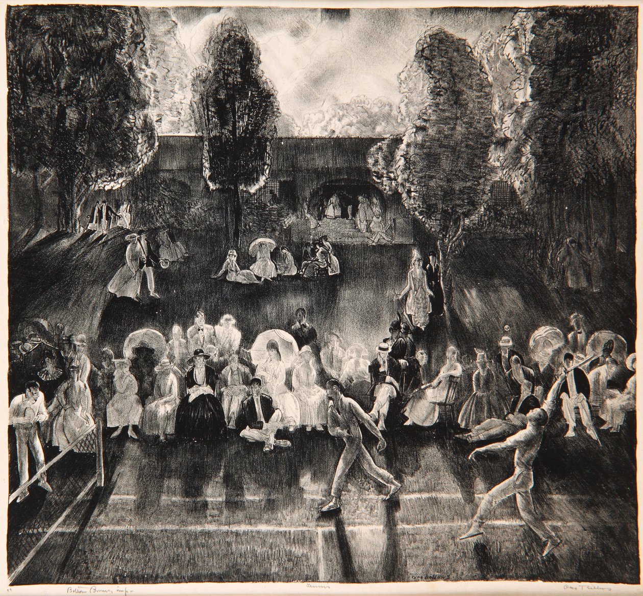 Tenis, 1920 od George Wesley Bellows