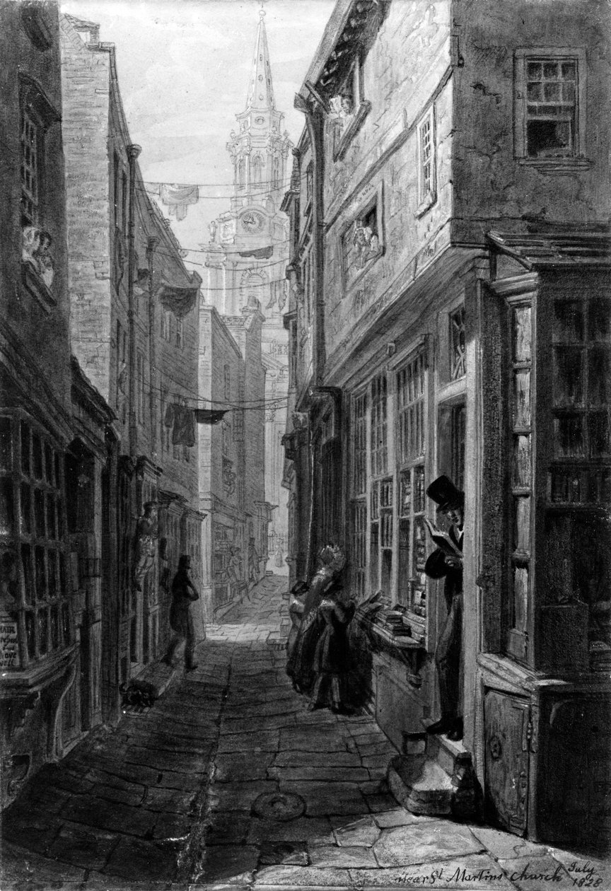 Church Lane poblíž St. Martin
