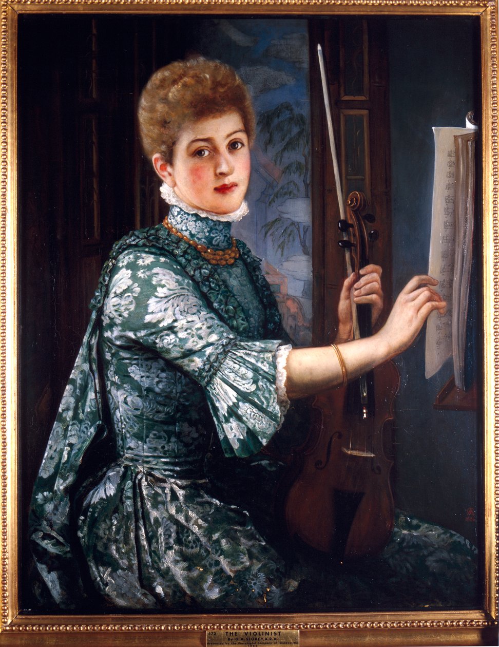"Houslista", 1886 od George Adolphus Storey