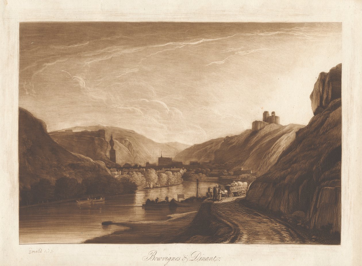 Bouvignes a Dinant od George Arnald