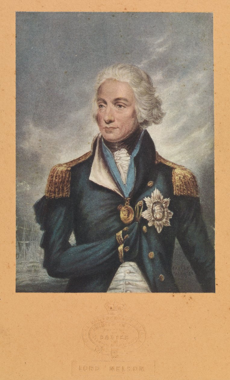 Horatio Nelson (1758-1805) od George Baxter