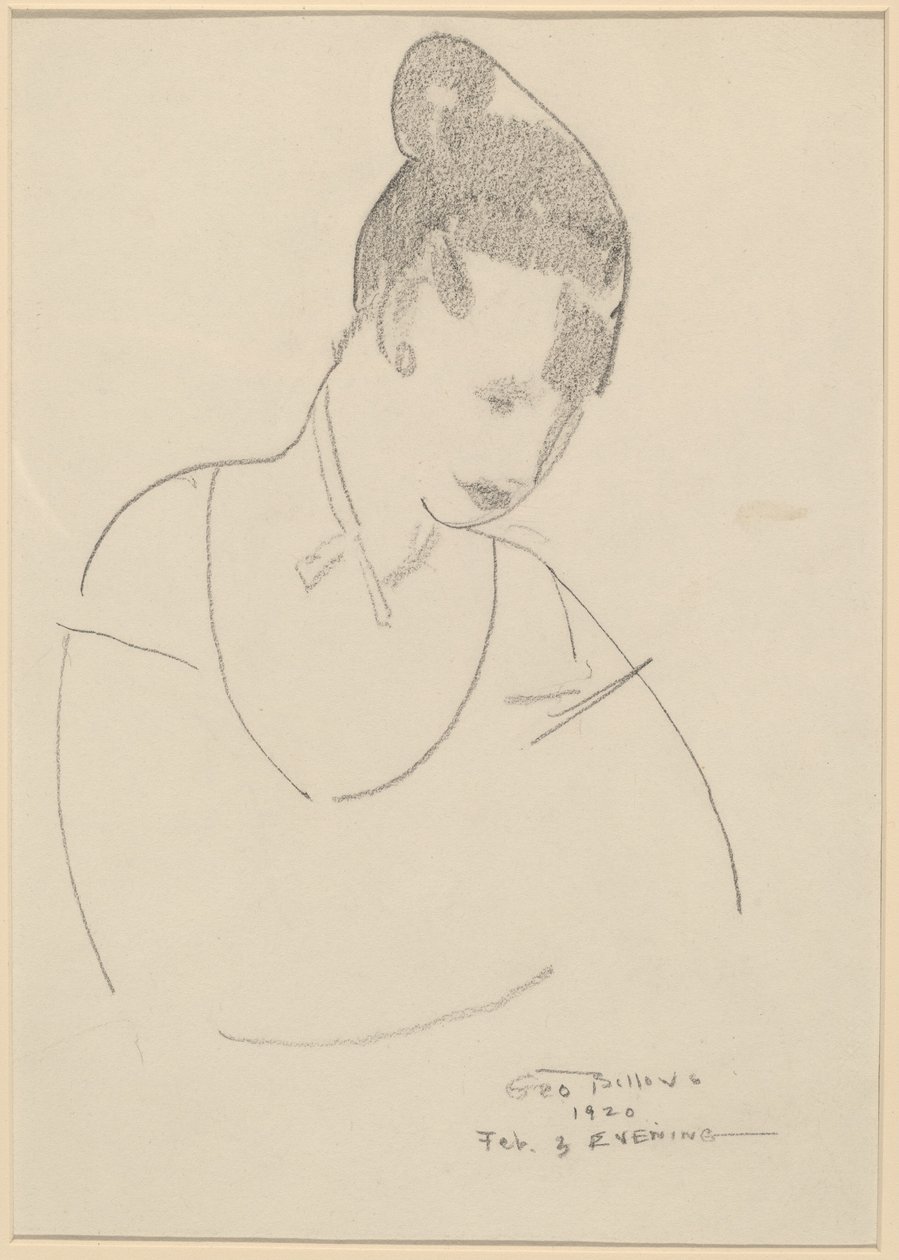 Elsie Speicher [verso] od George Bellows