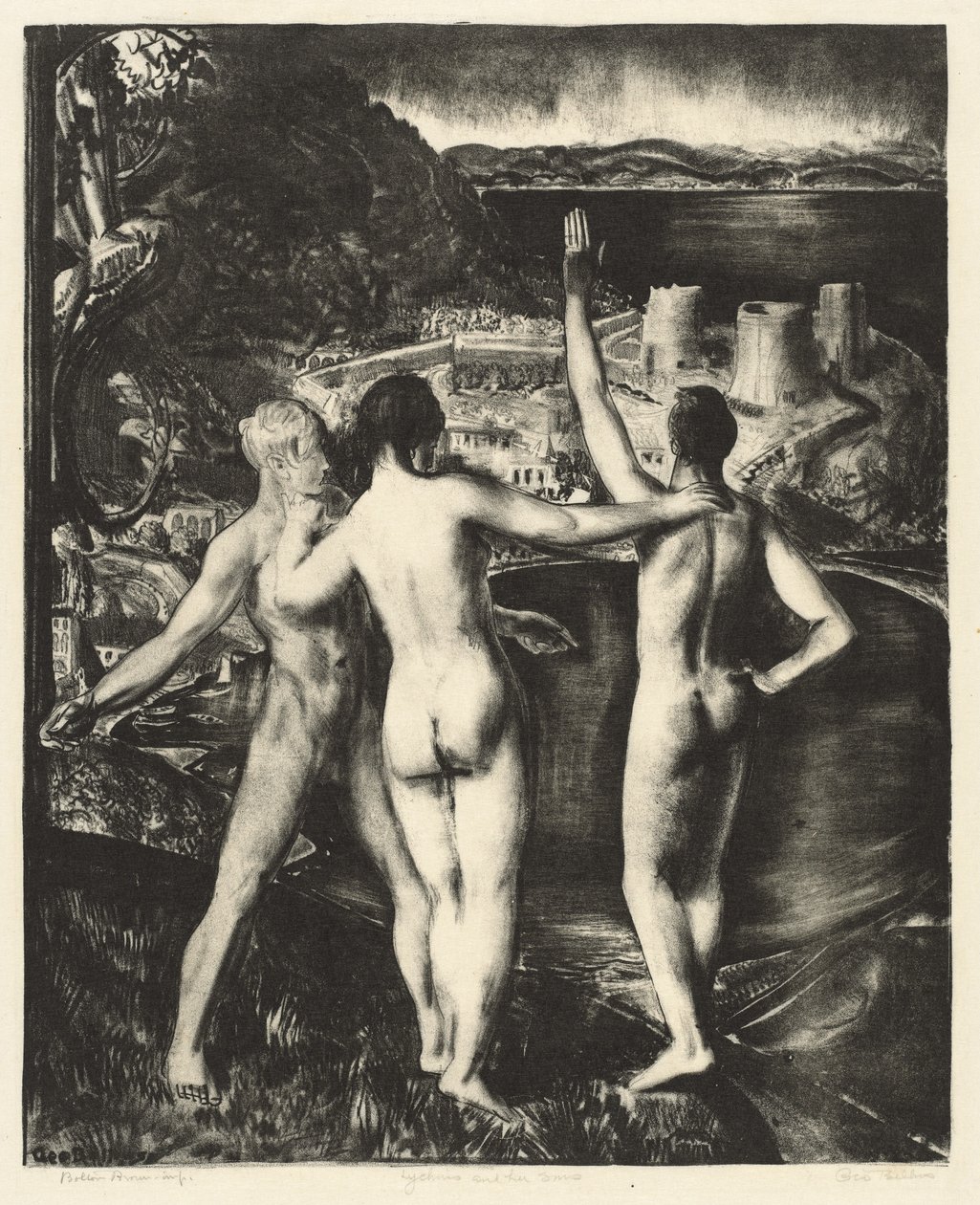 Lychnis a její synové od George Bellows