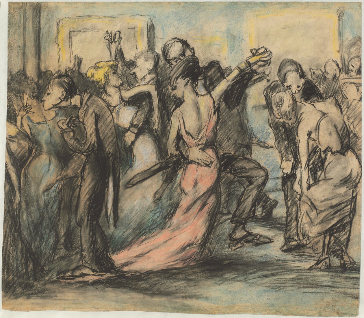 Společenský ples [verso] od George Bellows