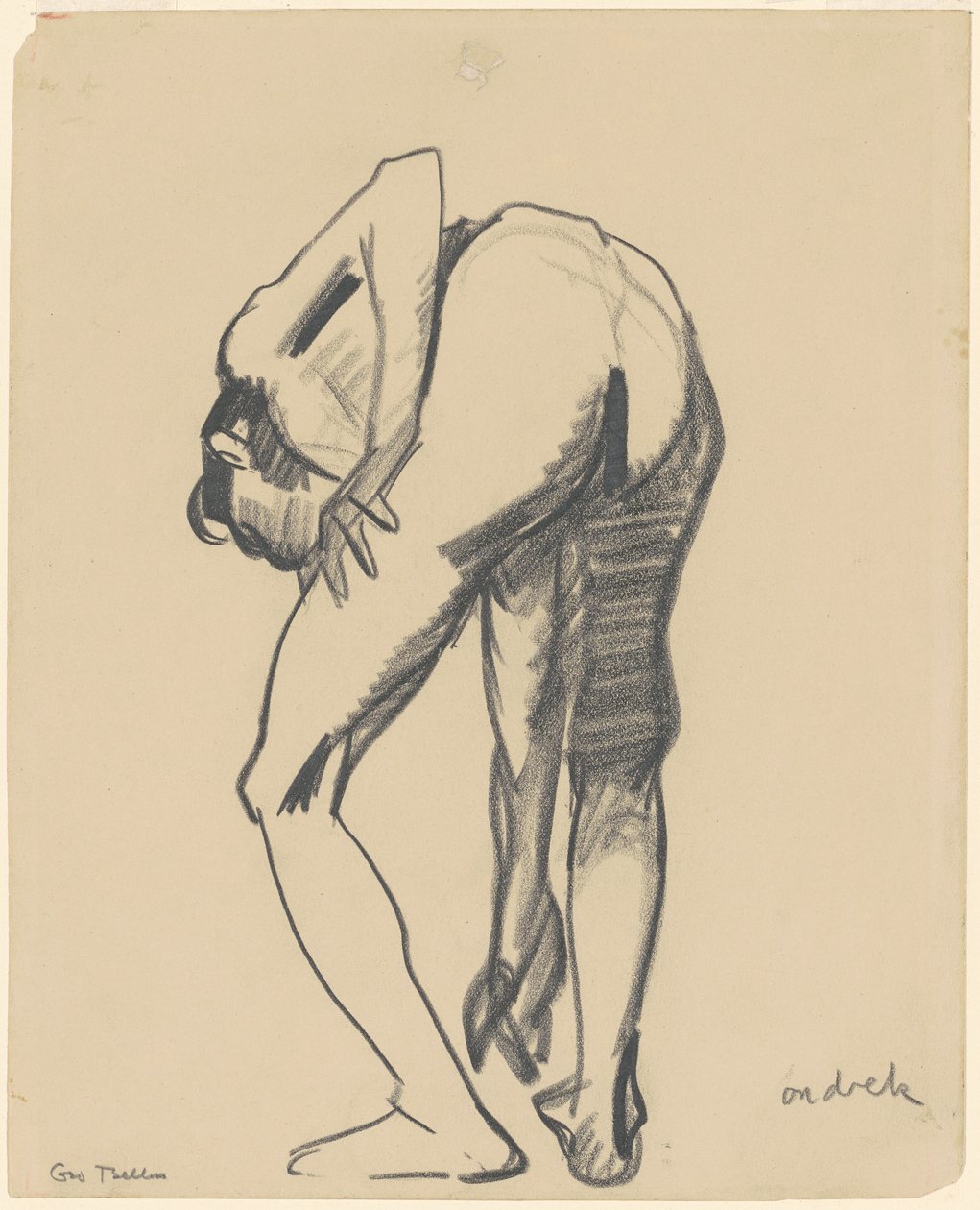 Studie na "Riverfront No. 1" od George Bellows