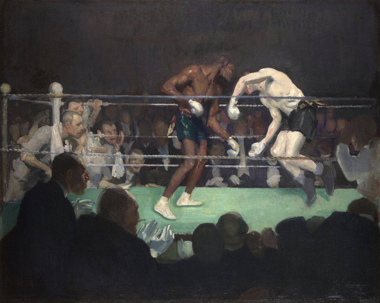 Boxerský zápas od George Benjamin Luks